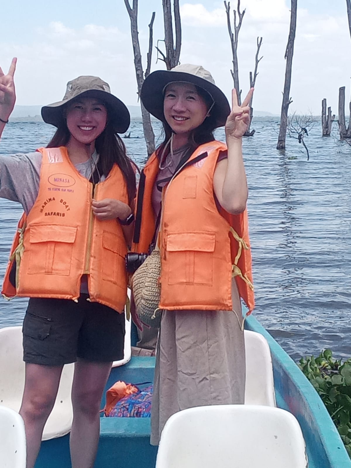 Extra activities like boat ride in lake Naivasha Kenya.